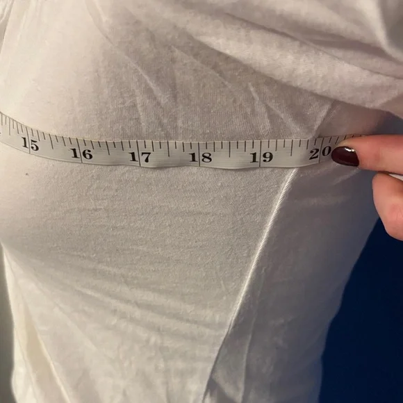 Hollister White Blouse with Pink Accents - Picture 4 of 7